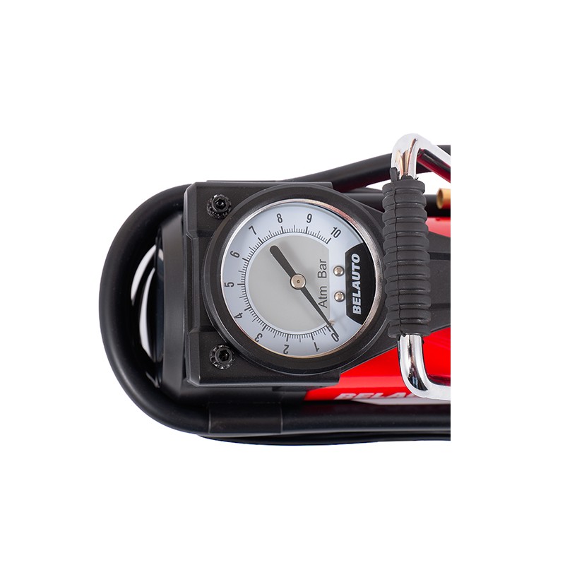 Автомобильный компрессор однопоршневой BelAuto ЗЕНИТ для накачки шин R13-R19 10 Атм 40 л/мин 170 Вт (BK49)