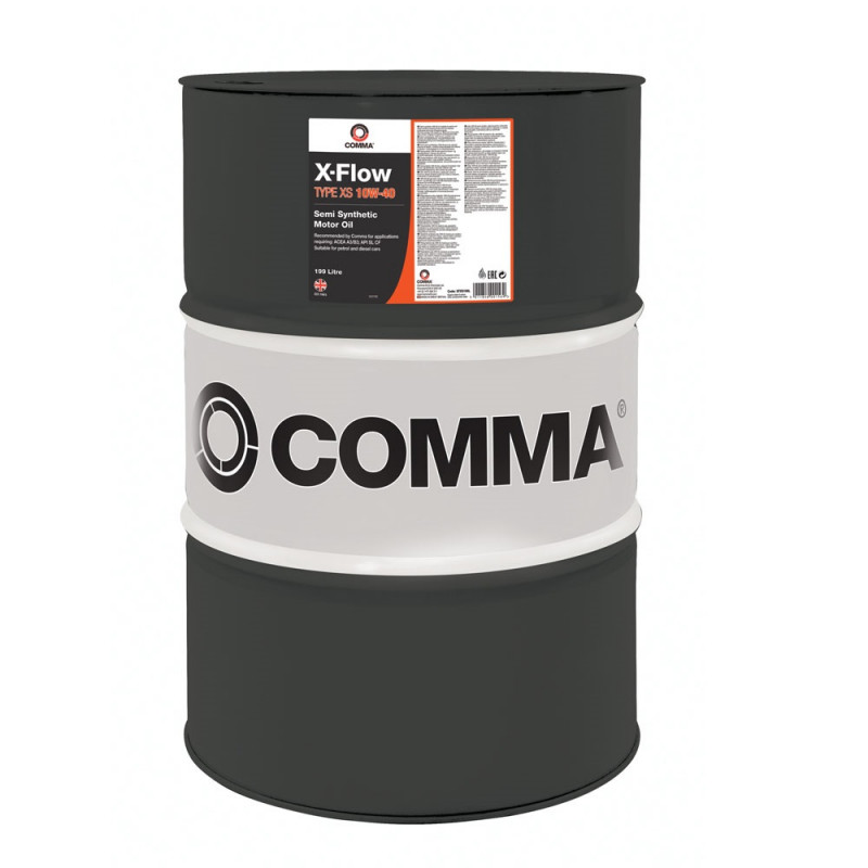 Моторное масло Comma X-FLOW TYPE XS 10W-40 API SL/CF; ACEA A3/B3 199л (XFXS199L)