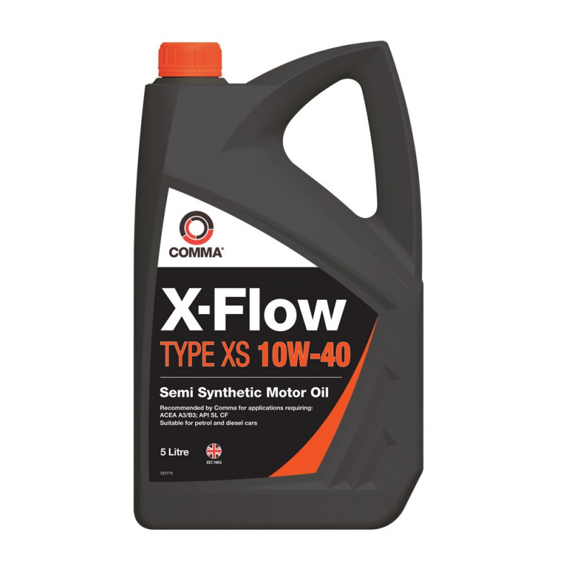 Моторна олива Comma X-FLOW TYPE XS 10W-40 API SL/CF; ACEA A3/B3 5л (XFXS5L)