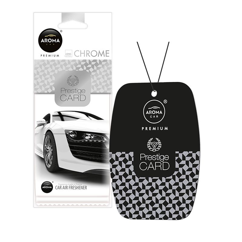 Ароматизатор до машини Aroma Car Prestige Card - Chrome (83544)