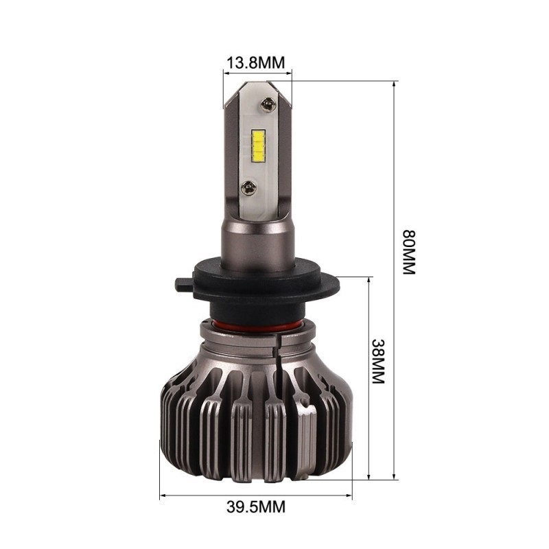 Світлодіодні автолампи H7 для авто Carlamp Night Vision Gen2 Led автолампи 5500 K 5000 Lm (NVGH7)