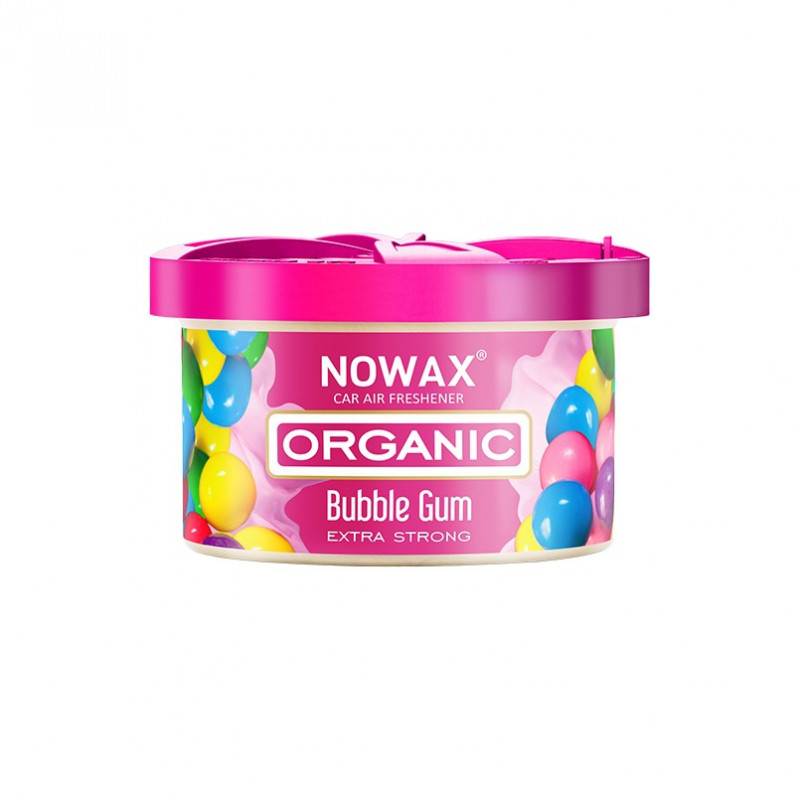 Ароматизатор до машини 40 мл Nowax Organic - Bubble Gum (NX00108)