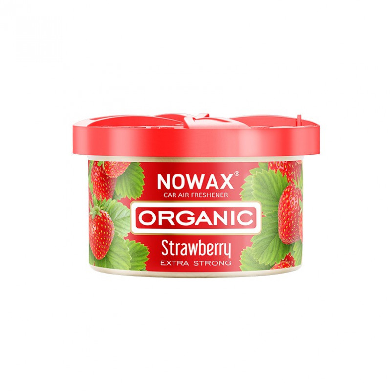 Ароматизатор до машини 40 мл Nowax Organic - Strawberry (NX00115)