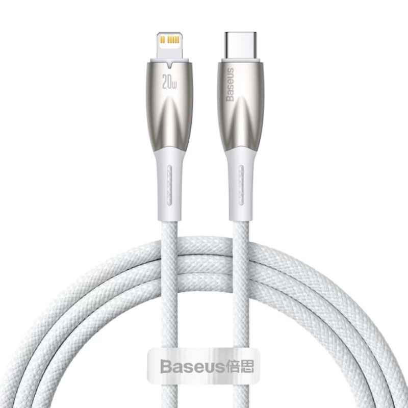 Кабель синхронізації Baseus Glimmer Series Fast Charging Type-C to Lightning 20W (1m) (CADH000002)