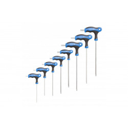 Набір ключів тип Т із кульовим наконечником 8 шт Hogert (HT1W880)