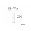 Ключ Torx Security типу "Т" довгий TT20 Hogert (HT1W871)