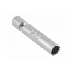 Головка свечная шестигранная с шарниром 3/8" 14 мм CrV DIN 3120 Hogert (HT1A778)