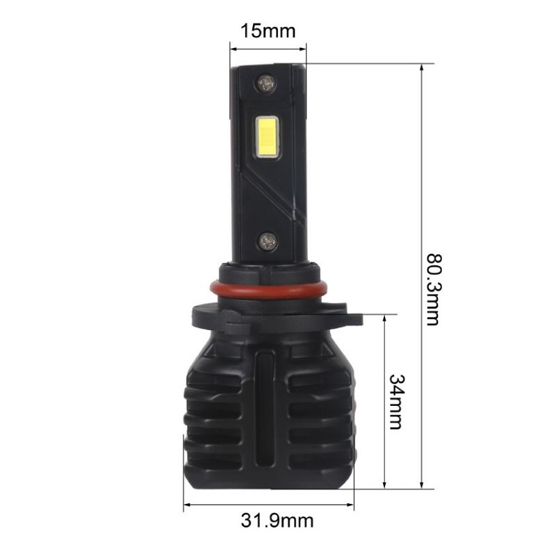 Світлодіодні лампи НВ3-9005 для авто Carlamp Night Vision Gen 3 Led автолампи 5500K 6000 Lm (NVG3HB3)