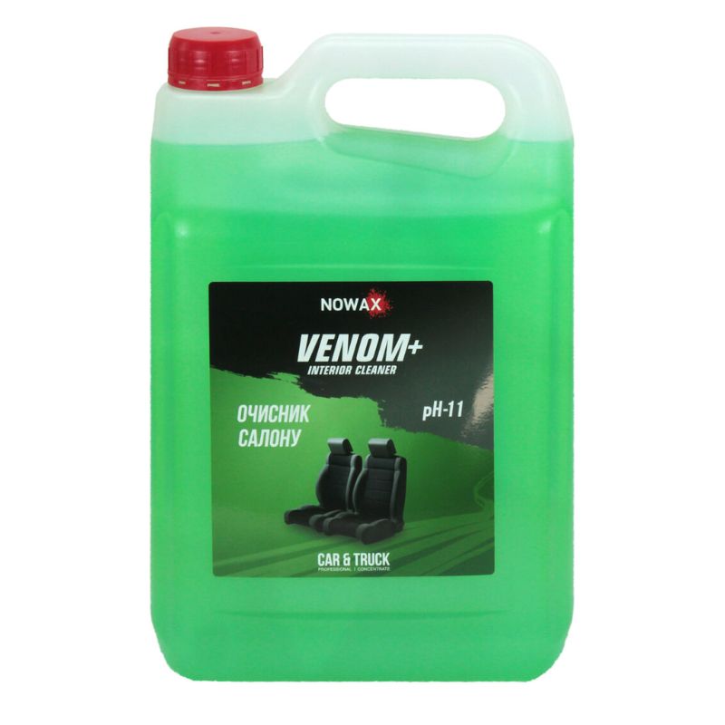 Очищувач салону NOWAX 5L Venom+ Interior Cleaner концентрат 1:10 (NX05144)