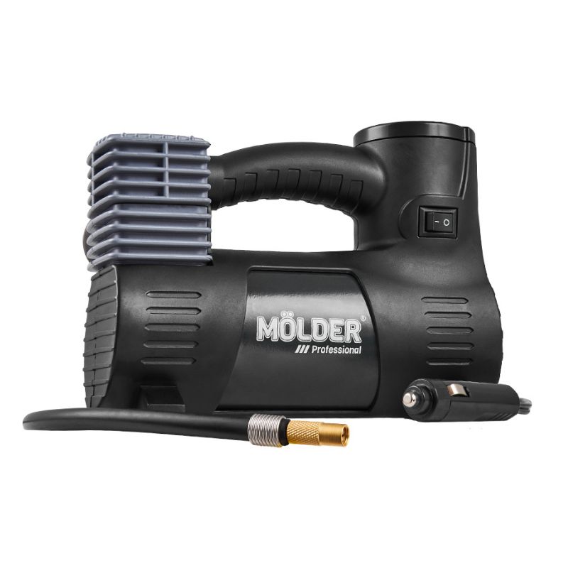 Автомобільний компресор однопоршневий MOLDER для накачування шин R13-R19 10 Атм 40 л/хв 170 Вт (MA25120)