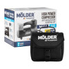 Автомобільний компресор однопоршневий MOLDER для накачування шин R13-R19 10 Атм 40 л/хв 170 Вт (MA25120)