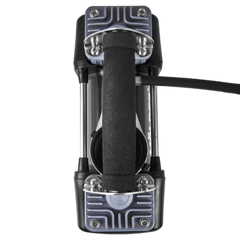 Автомобильный компрессор двухпоршневой MOLDER с витым шлангом для накачки шин R13-R21 10Атм 90 л/мин 360 Вт (MA25200)