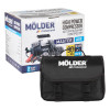 Автомобильный компрессор двухпоршневой MOLDER с витым шлангом для накачки шин R13-R21 10Атм 90 л/мин 360 Вт (MA25200)