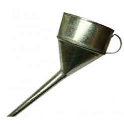 Лійка автомобільна металева коса під клапан CarLife (FM001)