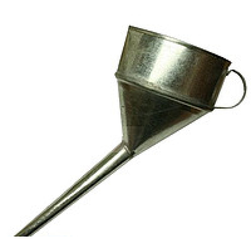 Лійка автомобільна металева коса під клапан CarLife (FM001)