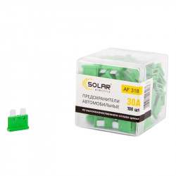 Запобіжники 30А Solar стандарт 100 штук (AF318)