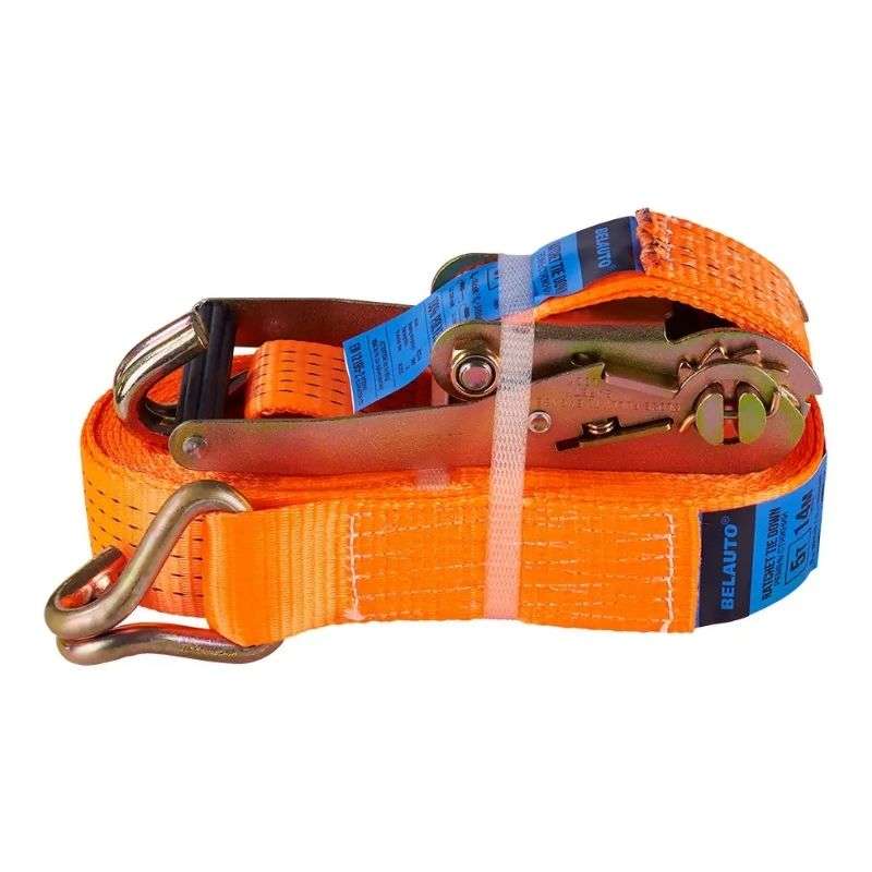 Стяжний ремінь 5т 14м BELAUTO з храповим замком (BC5-14)