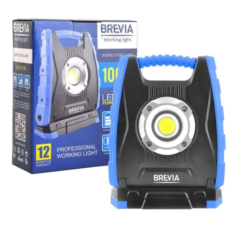 Профессиональная инспекционная лампа Brevia LED с датчиком движения 10W COB, 1000lm, 4400mAh, Power