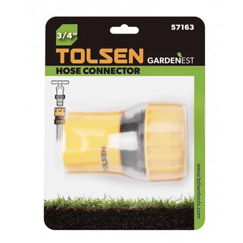 З'єднувач для шланга садовий 3/4″ Tolsen (57163)
