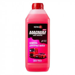 Автошампунь активная пена концентрат 1л NOWAX Magnum Nano для ручной мойки (NX01190)