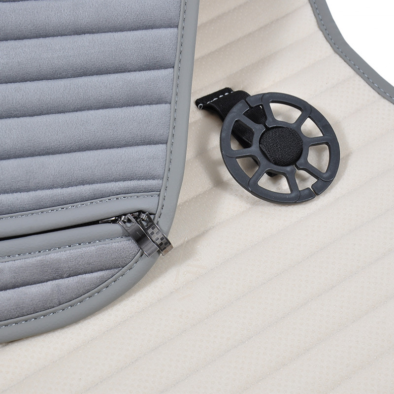 Накидки на сидіння авто передні 2+2 преміум класу Beltex Barcelona авточохли універсальні комплект сірий (BX83250)