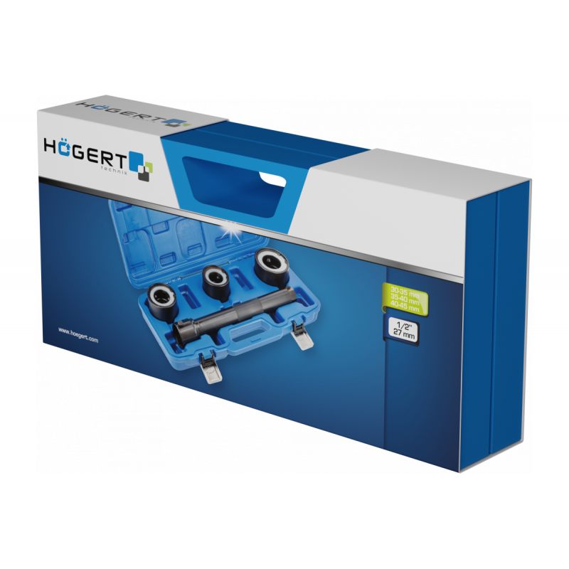 Набір ключів для поперечних рульових тяг 4 предмети Hogert (HT8G229)