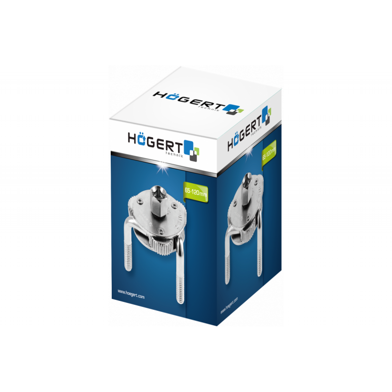 Съемник масляного фильтра 65-120 мм Hogert (HT8G305)
