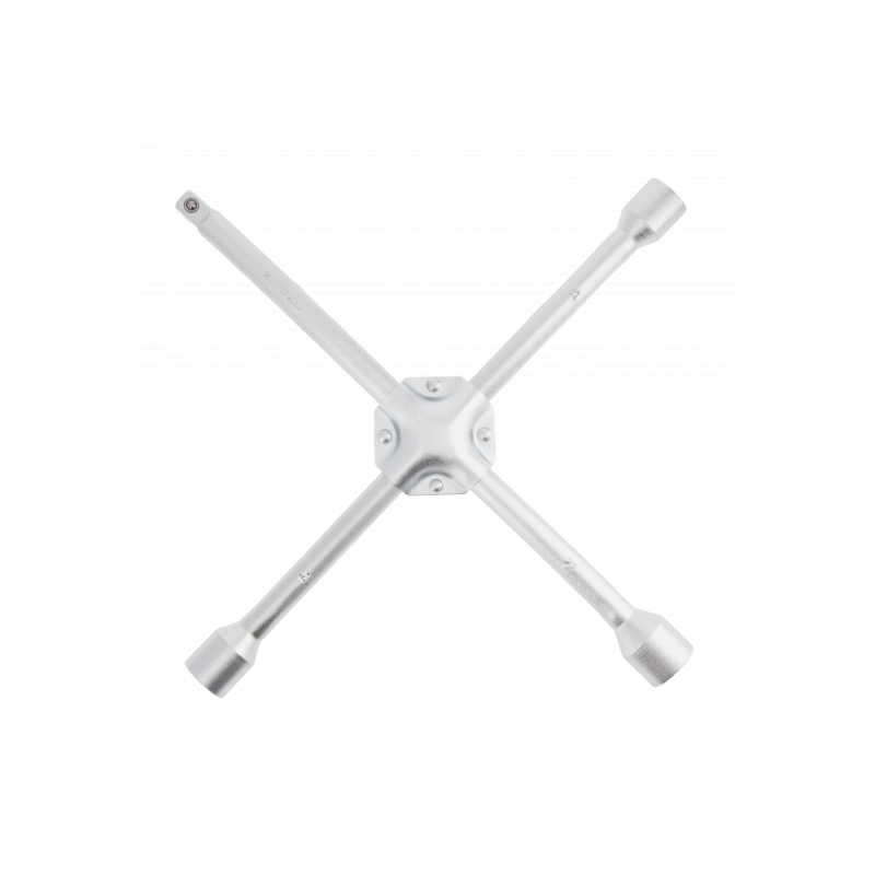 Ключ Балонний Хрестоподібний 17 19 21 мм з Перехідником 1/2" Hogert (HT8G310)