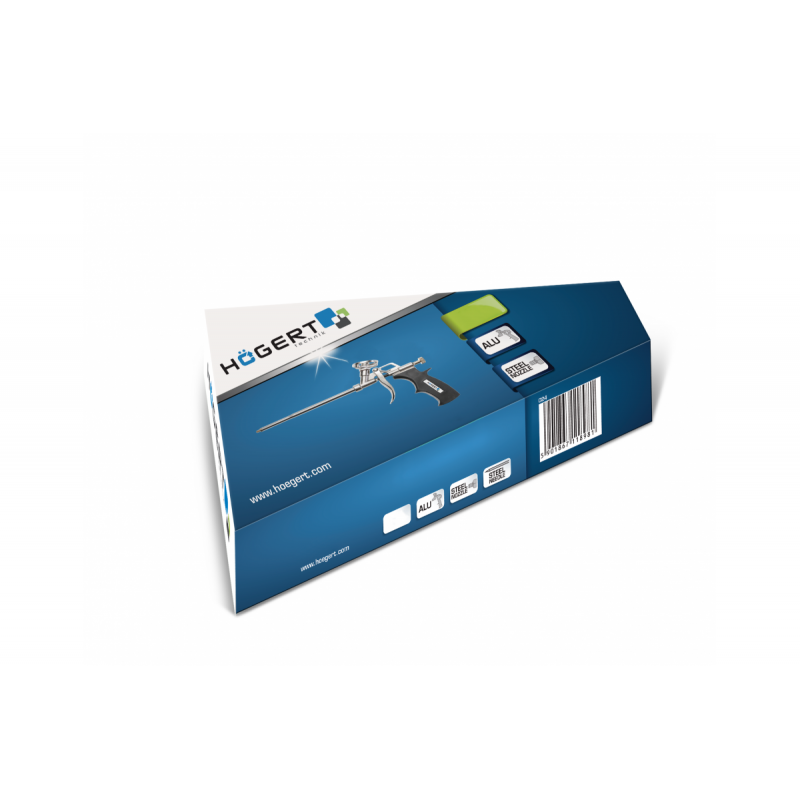 Пістолет для монтажної піни латунне сопло Hogert (HT4R425)