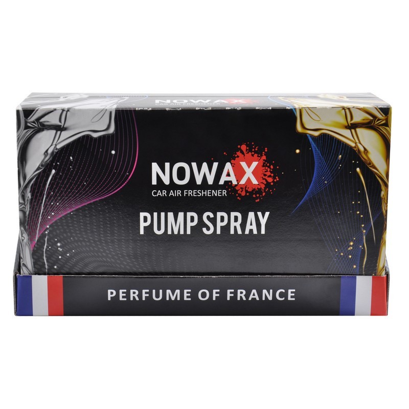 Ароматизатори в машину 75 мл Nowax Pump Spray Мікс №3 12шт (NX07579)