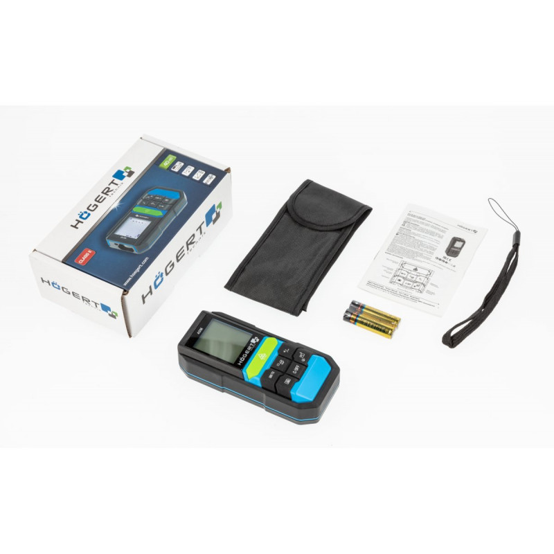 Далекомір лазерний 40 м Hogert (HT4M322)
