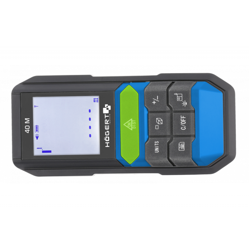 Далекомір лазерний 40 м Hogert (HT4M322)