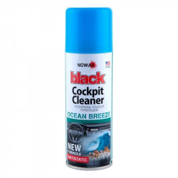 Полироль для пластика 200мл NOWAX Black Cockpit Cleaner Океанский бриз (NX00210)