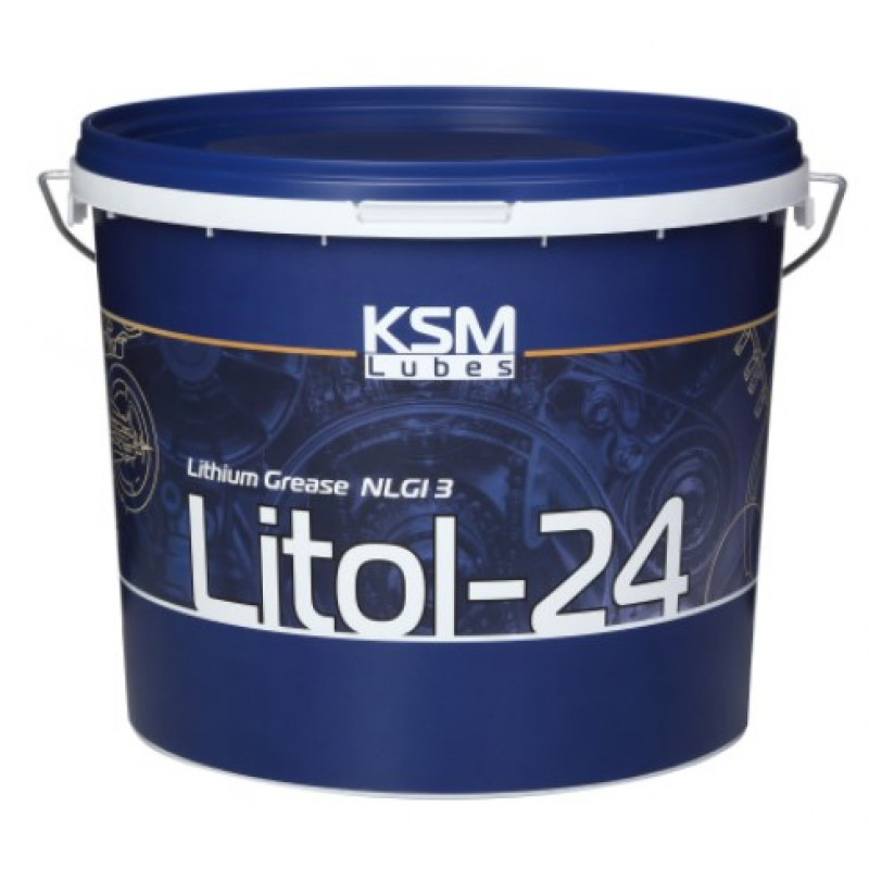 Мастило Літол-24 ГОСТ 21150:2019 NLGI 3 2.7 кг KSM-Lubes (KSM-LITOL-2,7KG-LOGO)