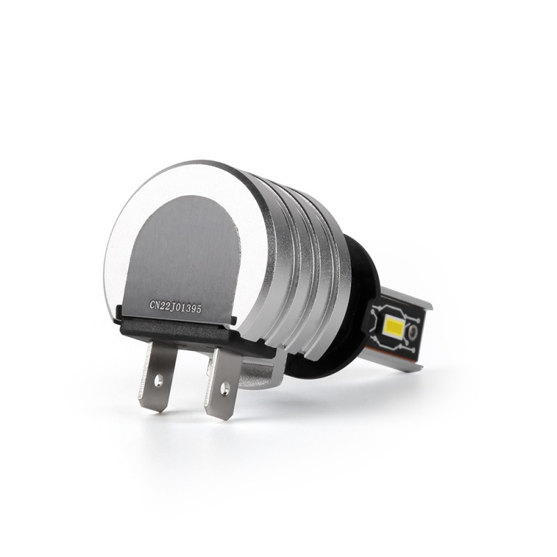 Светодиодные автолампы H3 Carlamp Crystal Vision миниатюрные лампы совместимые на 99% с вашим авто 5000Lm 6000K (CVH3)