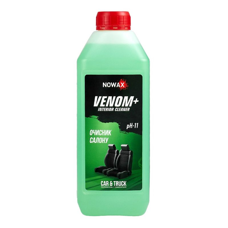 Очищувач салону NOWAX 1L VENOM+ Interior Cleaner концентрат 1:10 (NX01180)