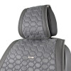 Накидки на сидіння авто передні 2+2 преміум класу Beltex Monte Carlo авточохли універсальні комплект сірий (BX81250)