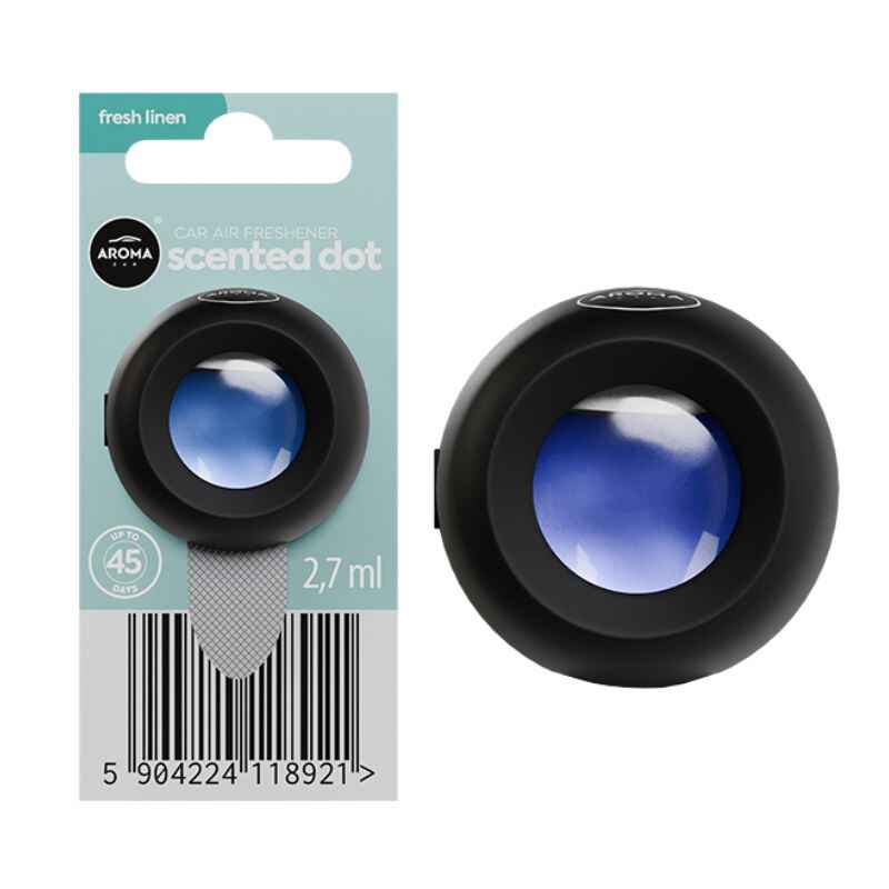 Ароматизатор до машини Aroma Car Scented dot - Fresh linen (11893)