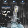 Светодиодные автолампы H4 Carlamp Crystal Vision миниатюрные лампы совместимые на 99% с вашим авто 5500 Lm 6000 K (CVH4)
