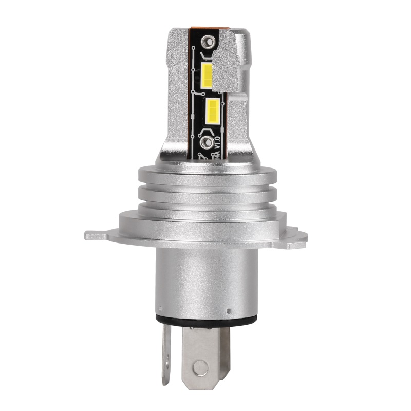 Світлодіодні автолампи H4 Carlamp Crystal Vision мініатюрні лампи сумісні на 99% з авто 5000 Lm 6000 K (CVH4)