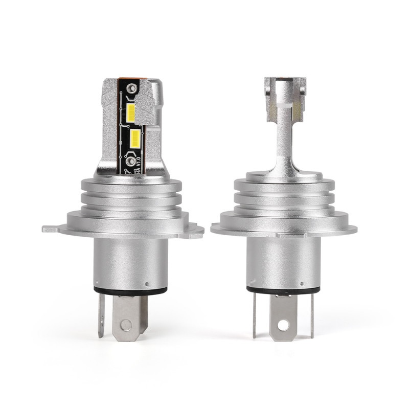 Світлодіодні автолампи H4 Carlamp Crystal Vision мініатюрні лампи сумісні на 99% з авто 5000 Lm 6000 K (CVH4)