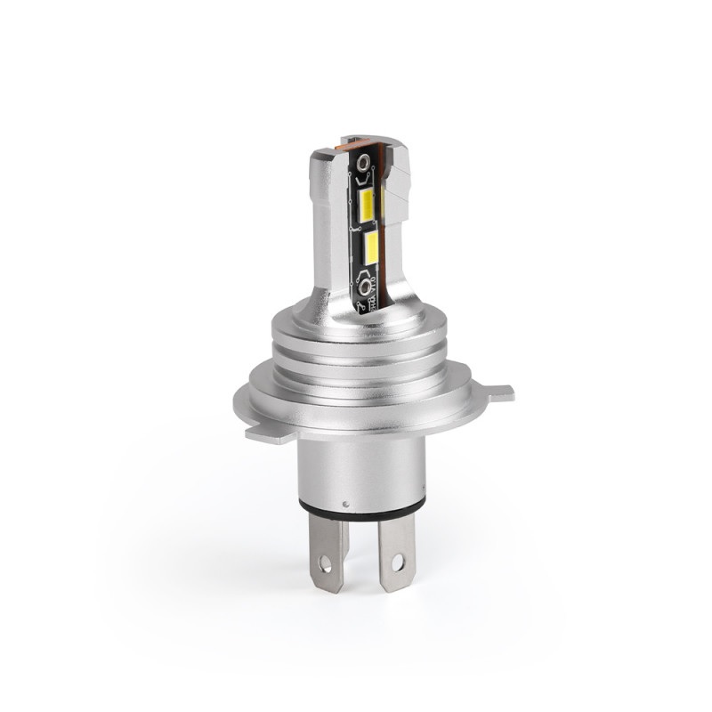 Світлодіодні автолампи H4 Carlamp Crystal Vision мініатюрні лампи сумісні на 99% з авто 5000 Lm 6000 K (CVH4)