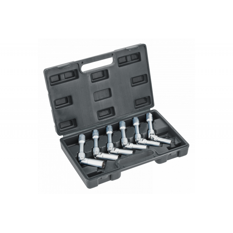Набір ключів для зняття свічок у дизельних двигунах 6 шт Hogert (HT8G320)