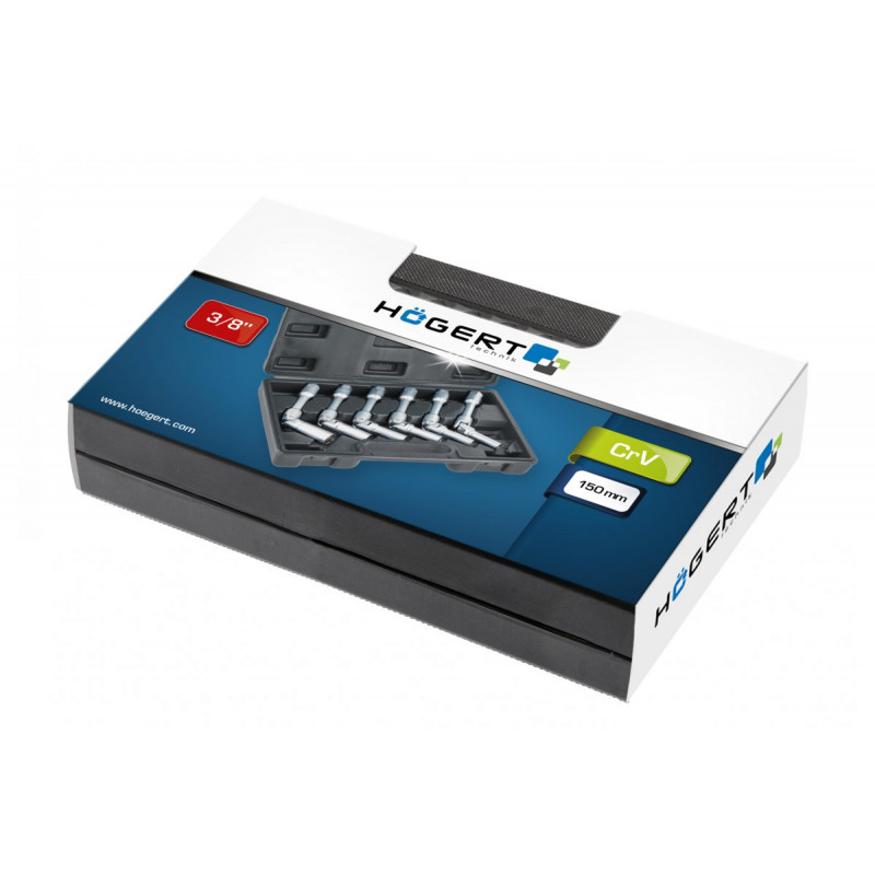 Набір ключів для зняття свічок у дизельних двигунах 6 шт Hogert (HT8G320)