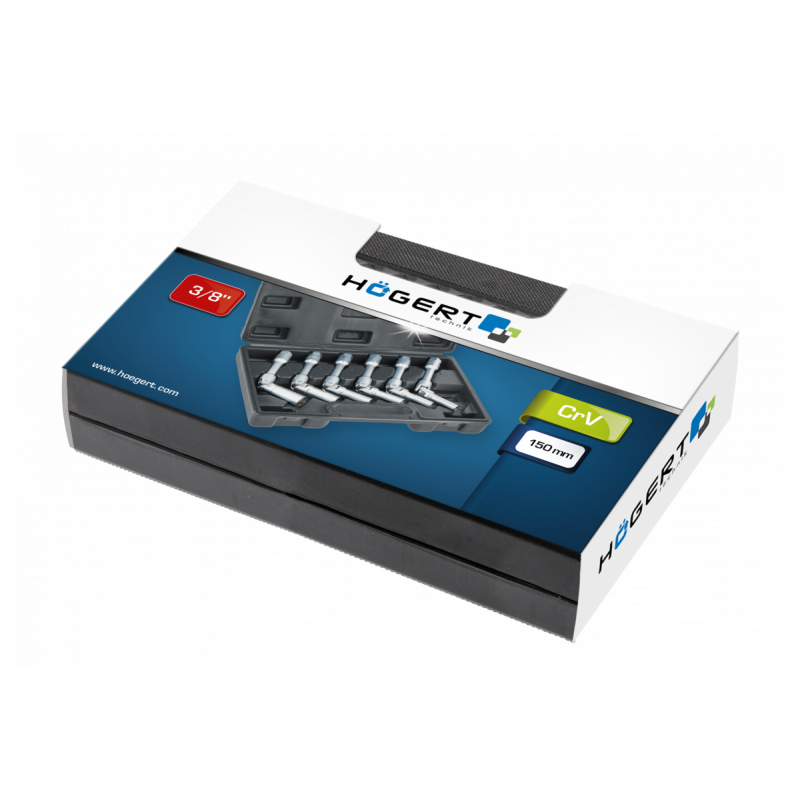 Набір ключів для зняття свічок у дизельних двигунах 6 шт Hogert (HT8G320)