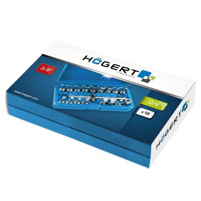 Ключи для слива масла 18 шт Hogert (HT8G321)