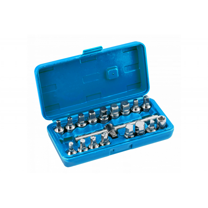 Ключі для зливу олії 18 шт Hogert (HT8G321)