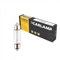 Лампи галогенні C10WT11x37 12V Carlamp 10 штук (одна упаковка) (CL1293)