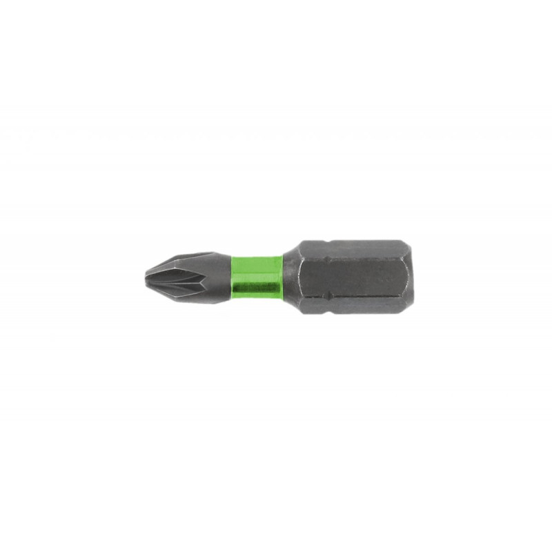 Біти ударні PZ2 25 мм Сталь S2 5 шт Hogert (HT1S127)