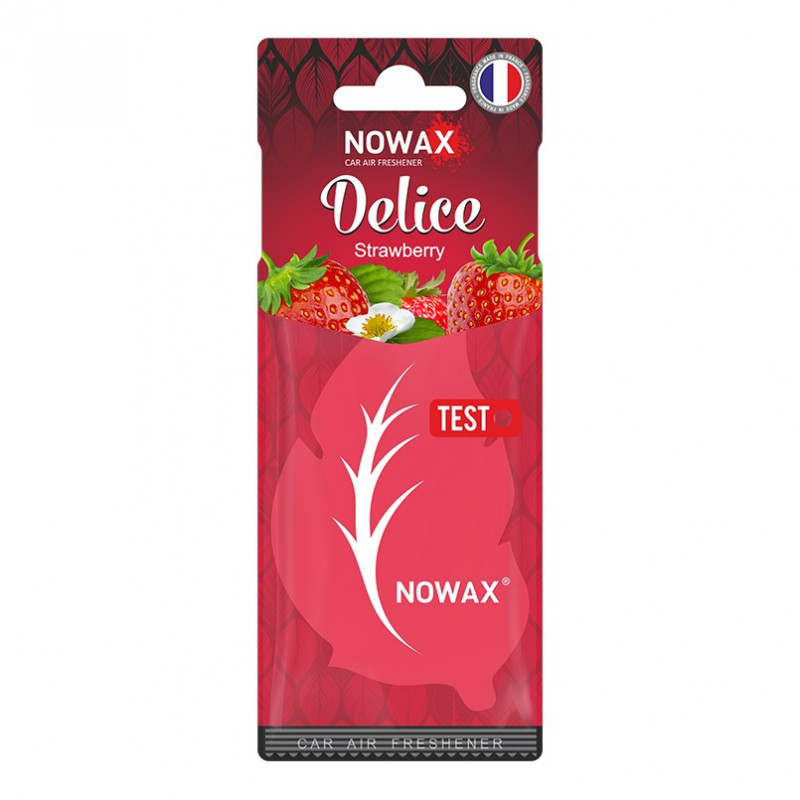 Ароматизатор до машини Nowax Delice - Strawbеrry (NX00086)